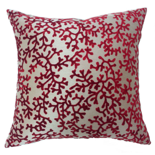 EuropaTex Coral Throw Pillow & Reviews Wayfair